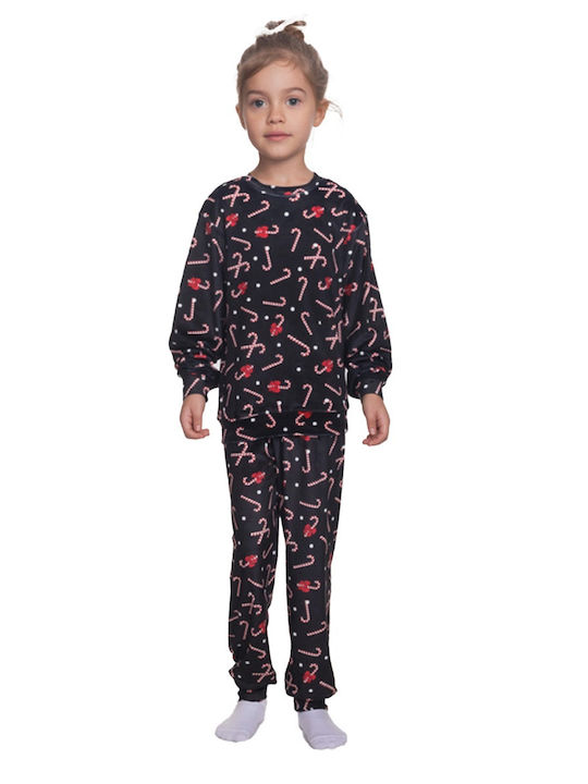 Dreams by Joyce Kids' Pajamas Winter Black