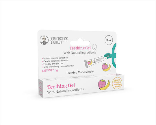 Matchstick Monkey Gum Relief 15gr 3m+