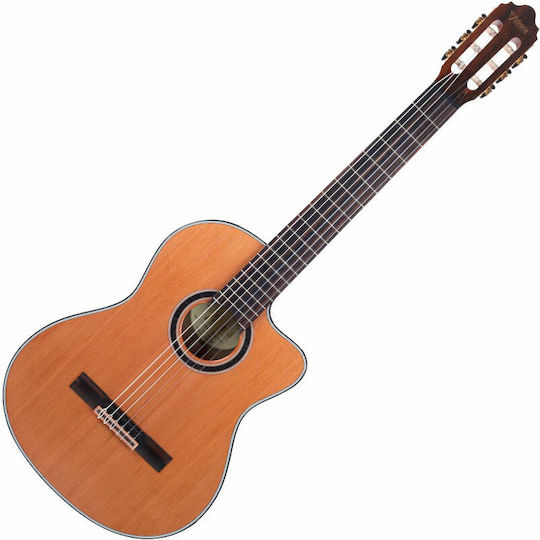Valencia Elektro-Klassik Gitarre 4/4 Rot