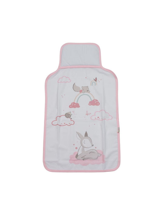 Kamtex Baby Waterproof Changing Pad Pink 78x45cm.