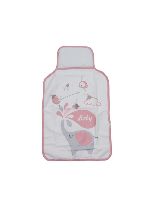 Kamtex Baby Waterproof Changing Pad Pink 78x45cm.