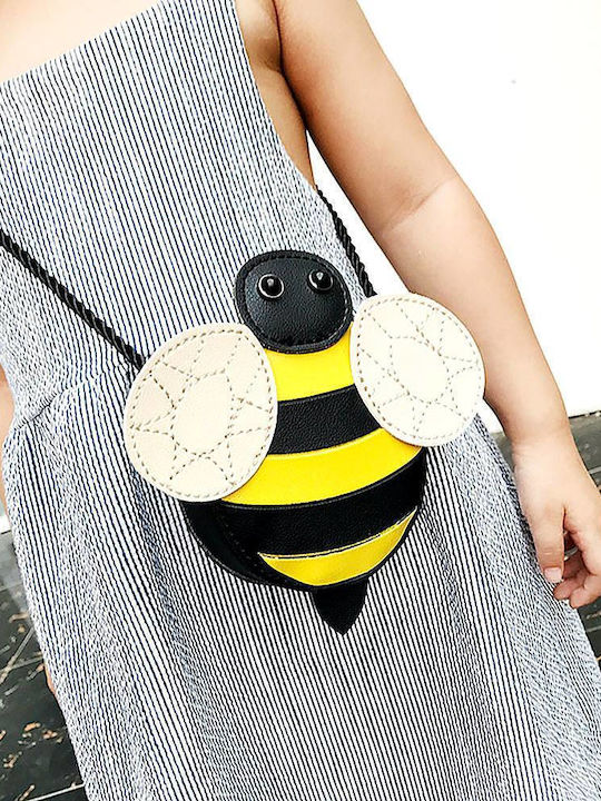 Kourk Kids Bag Shoulder Bag Yellow 12cmx4cmx14cmcm