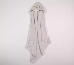 Nef-Nef Homeware Βρεφική Κάπα-Μπουρνούζι με Κουκούλα 75x75εκ.