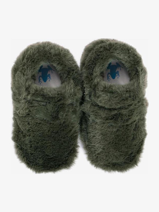Hopfrög Furry Furry Παντόφλες Χακί
