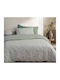 Nef-Nef Homeware Комплект Плик за Завивка Памучен Единичен с Калъфка 170x240 Dazier Зелен