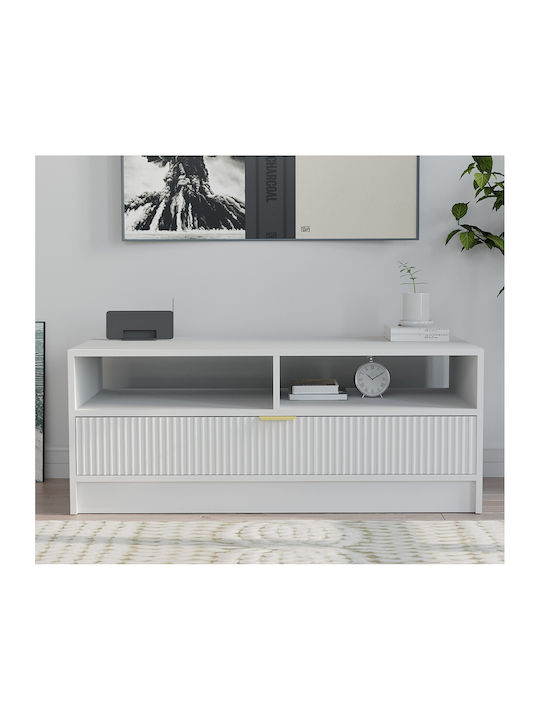 Rectangular Central Coffee Table Allegro Wooden White W100xD50xH40cm