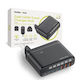 Mobile Origin Φορτιστής Χωρίς Καλώδιο GaN με 3 Θύρες USB-A και 3 Θύρες USB-C 140W Power Delivery Μαύρος