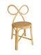 Kids Chair Bow Beige