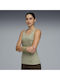 Train Women's Blouse Sleeveless Khaki