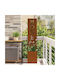 vidaXL Pot Metallic Rusty 32x140x140cm.