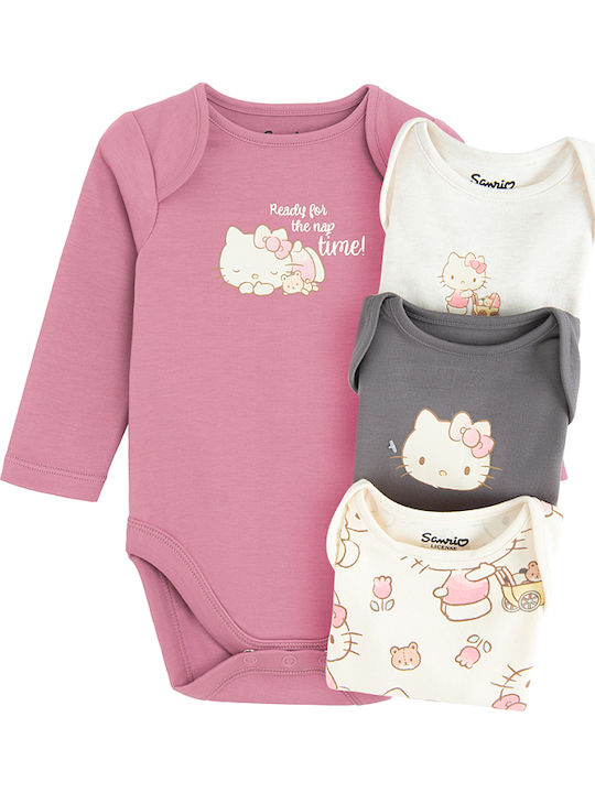 Cool Club Hello Kitty Σετ Κορμάκια Πολύχρωμα 4τμχ