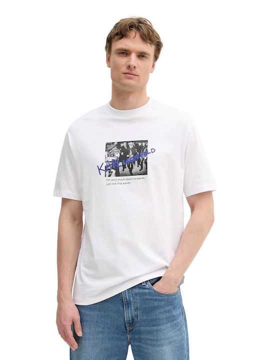 Karl Lagerfeld T-shirt Λευκο