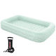 Saltea Gonflabilă de Camping Mattress 168x107x25εκ. Albastru