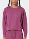 Cropped Women's Sweatshirt Crushed Berry