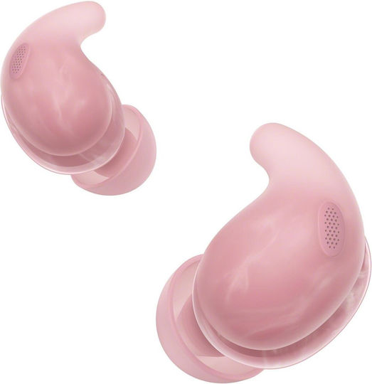 Sony LinkBuds Fit Bluetooth Handsfree Ακουστικά με Αντοχή στον Ιδρώτα και Θήκη Φόρτισης Ροζ