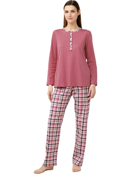 Vamp Summer Women's Pyjama Set Dark Pink