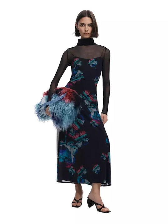 desigual evening dresses Desigual- Asymmetric Landscape Dress