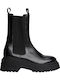 Leather Women's Chelsea Boots Black