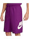 Club Woven Sports Men's Purple Shorts