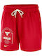 Club Sportliche Herrenshorts Rot