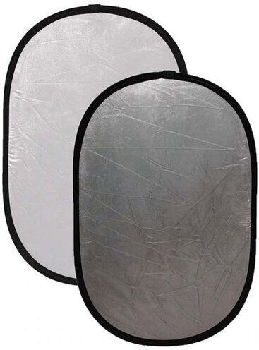 Oem Oval 2in1 Photography Reflector White-Silver 150x200cm