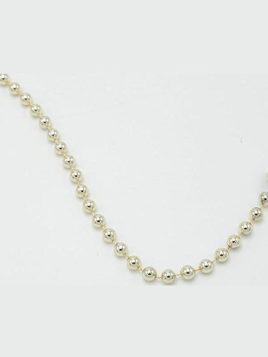 Chain Champagne Pearls 8mm 1000cm Eurolamp 600-47588