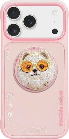 Nimmy Case Glas Brille Cool Hund Magsafe iPhone 17 Pro Max Rosa