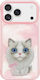 Nimmy Case Big Eyed Pet 2.0 Cat iPhone 17 Pink N-xdy-ip17-07d