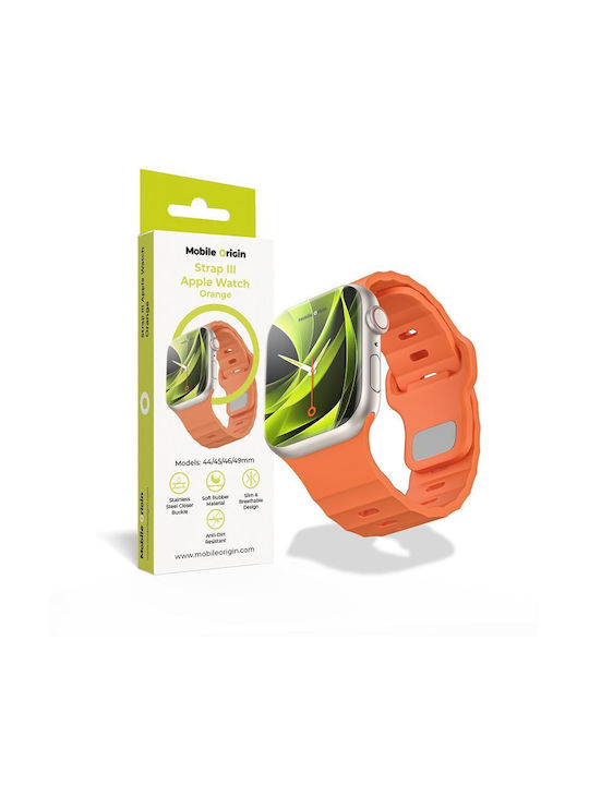 Mobile Origin Strap Iii Orange Apple Watch 44 45 46 49mm Awms-03-org