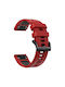 Strap Stainless Steel Red (Garmin Instinct 2)