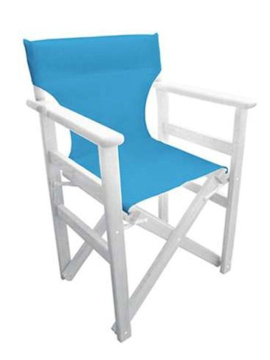 Director Chair Wooden Blue