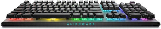 Dell Tri-Mode Wireless Gaming Mechanical Keyboard with Cherry MX Red switches and RGB lighting (English US) Red