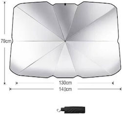 Carsun Ομπρέλα Ηλιοπροστασίας Παρμπρίζ 130x79εκ.