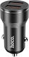 Car Charger 2.4A Fast Charging with one Port: 1xUSB with Cable Embedded Black Color