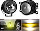 LED 55W 3cm with Yellow Lighting 2pcs