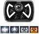 Squareς Waterproof Headlights Car Chevrolet Corvette Citroen C4 Jeep Wrangler / Cherokee Mazda E series 7cm with White Lighting 1pcs