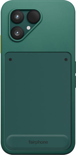 Fairphone Original Fairphone 6 Halbrastische Silikon Schutz Hülle Verstärkte Kanten Vert Forêt