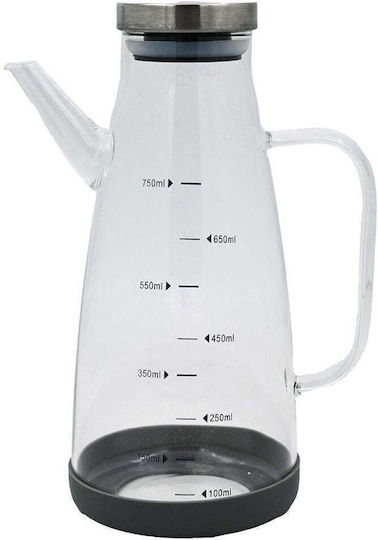 Sidirela Δοχείο Λαδιού Γυάλινο με Ροή 750ml
