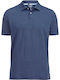 Polo Bluse Marineblau