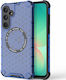 Techsuit Honeycomb Stoßstange Silikon Blau (Galaxy A26)
