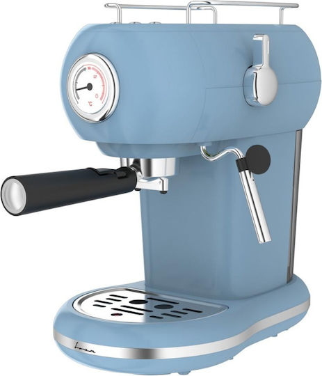 Fram Μηχανή Espresso 1100W Πίεσης 15bar Καφέ FEM-D15RBL