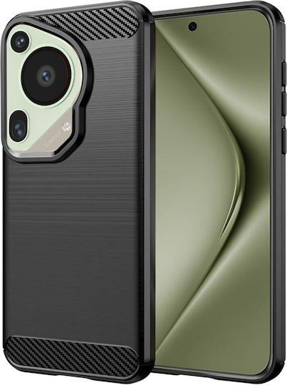 Back Cover Silicon Negru (Huawei Pura 70 Ultra)