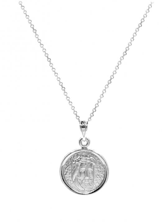 Art d or Charm Amulet Virgin Mary from White gold 9 K
