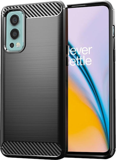 Back Cover Silicon Negru (OnePlus Nord 2)