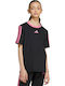 Kinderoberteile Schwarz Essentials 3-Stripes Tee