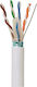 Anga F/UTP Cat.6 (Gigabit) Καλώδιο Δικτύου Ethernet 100m Λευκό