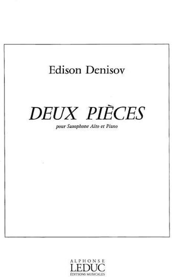 Denisov Deux Pieces Pour Saxophone Alto & Piano Βιβλίο Σαξόφωνο Πιάνο Denisov Deux Pieces Pour Saxophone Alto & Piano Βιβλίο Σαξόφωνο Πιάνο