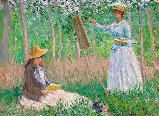 Платнен Панел In Woods At Giverny Monet 40x30 см