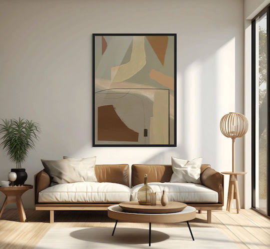 I-gallery Pastel Earth Abstract σε Καμβά