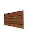 Wandsticker & Wandgemälde Dekorative Holzpaneel Eiche Reliefstruktur Wärmedämmung Feuchtigkeitsbeständig 50cm x 100cm Dicke 2,5cm